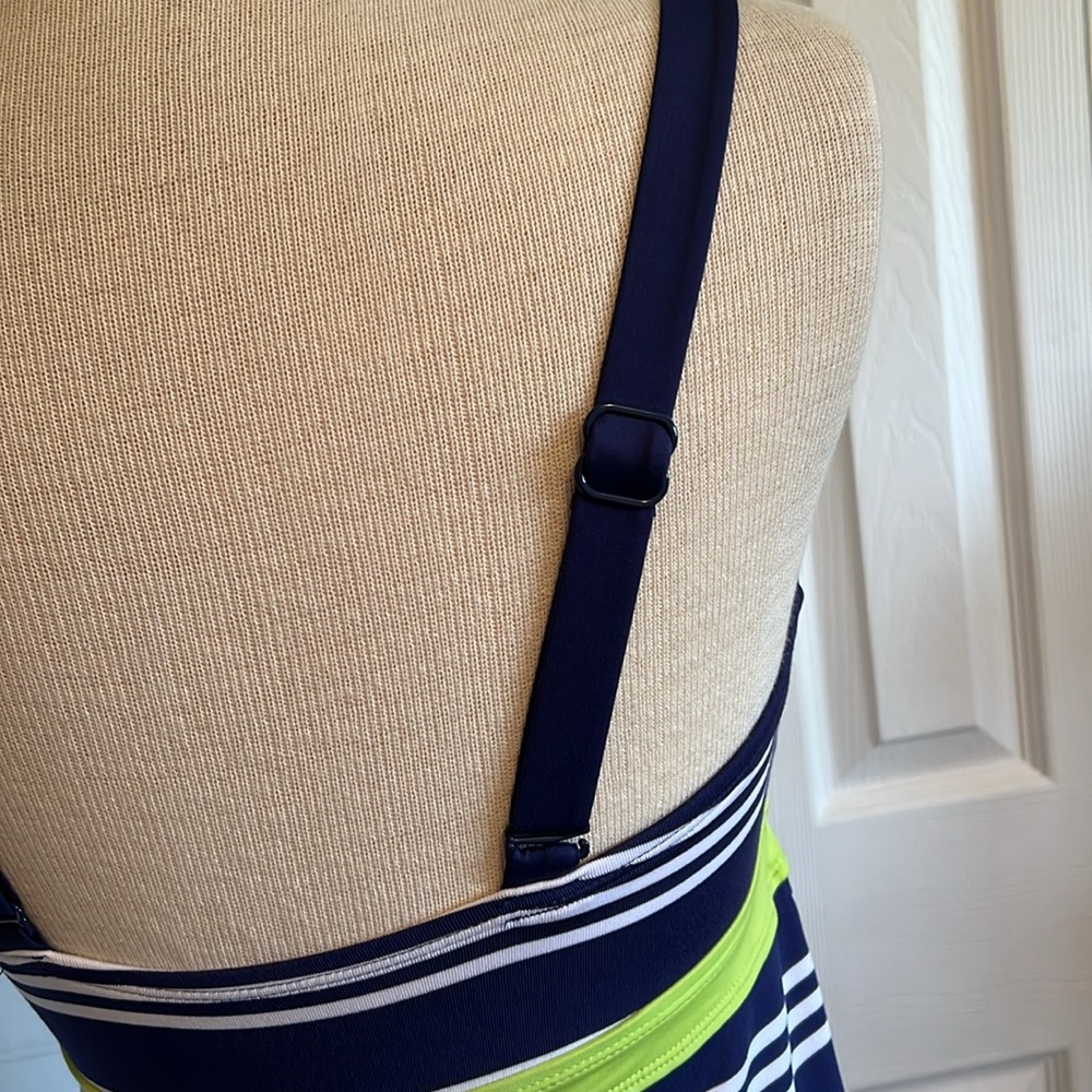 Jag NWT Navy and White Striped Tankini Top Size 32D/DD - Picture 7 of 15